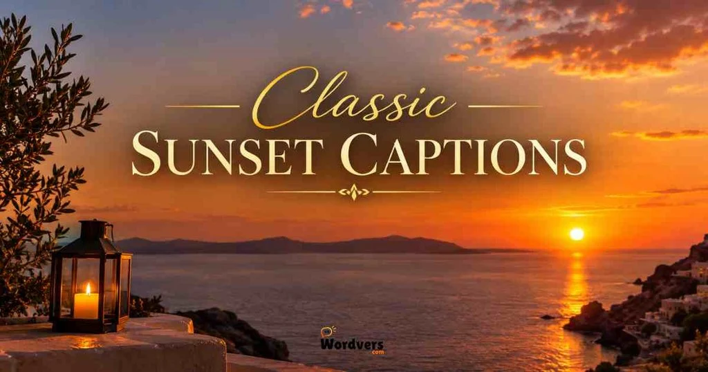 Classic Sunset Captions